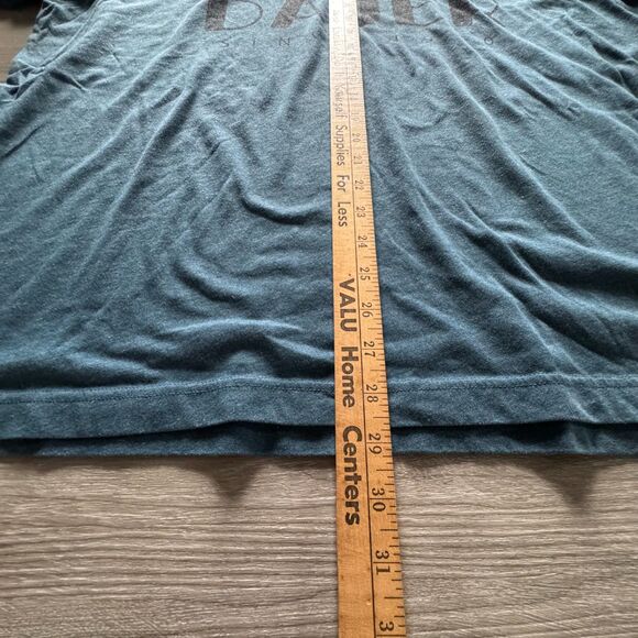 Eddie Bauer Graphic T-Shirt -XXL-Teal Blue/Black Print - Picture 7 of 7
